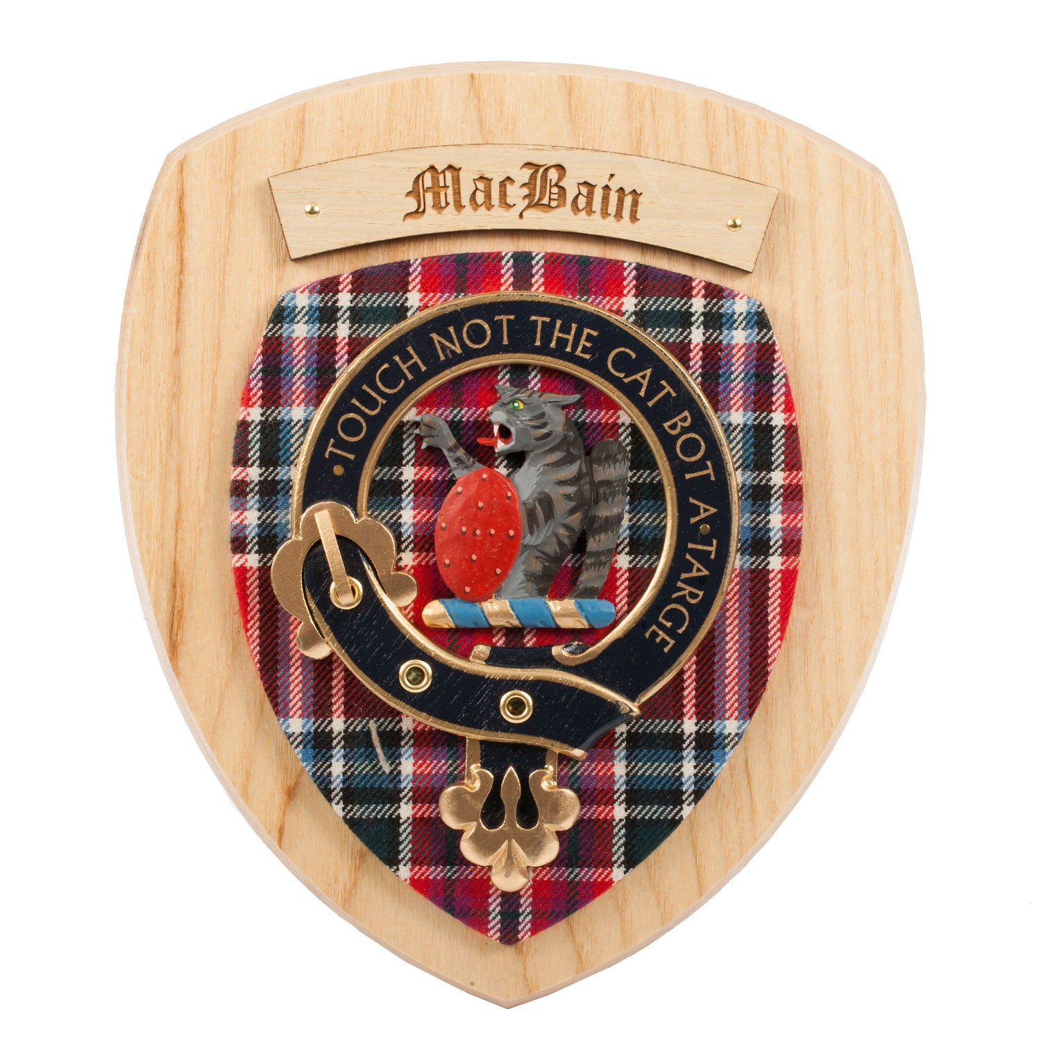Scottish Clan Wall Plaque | Made in Scotland | Wood frame | Wall hanging Gift - Picture 236 of 517