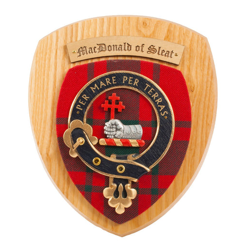 Clan Wall Plaque Macdonald Of Sleat - Heritage Of Scotland - MACDONALD OF SLEAT