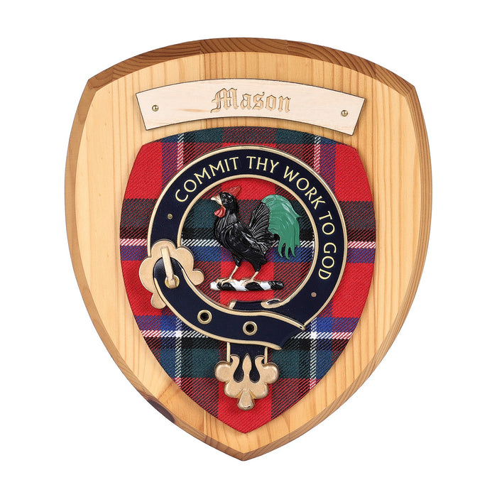 Clan Wall Plaque Mason - Heritage Of Scotland - MASON
