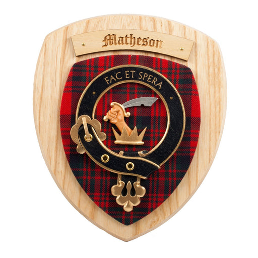 Clan Wall Plaque Matheson - Heritage Of Scotland - MATHESON