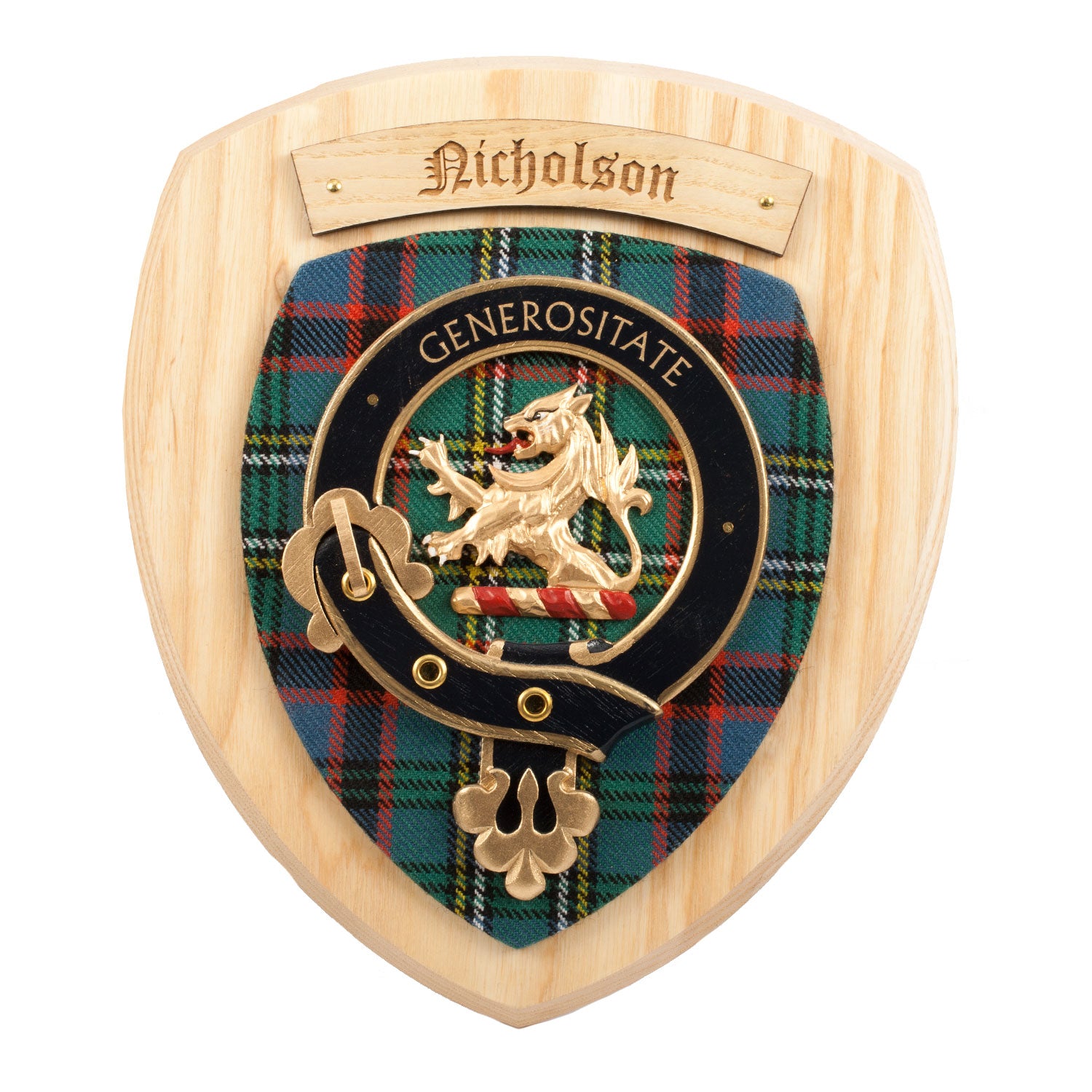 Scottish Clan Wall Plaque | Made in Scotland | Wood frame | Wall hanging Gift - Picture 401 of 517