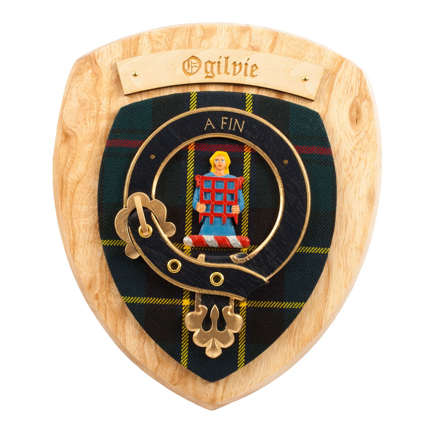 Scottish Clan Wall Plaque | Made in Scotland | Wood frame | Wall hanging Gift - Picture 404 of 517