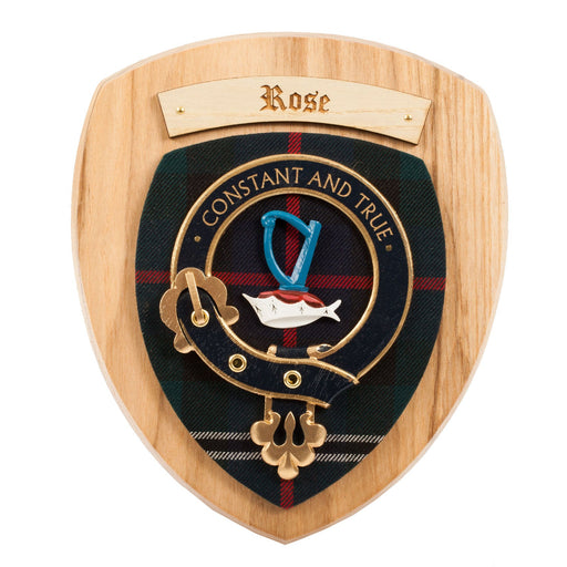Clan Wall Plaque Rose - Heritage Of Scotland - ROSE
