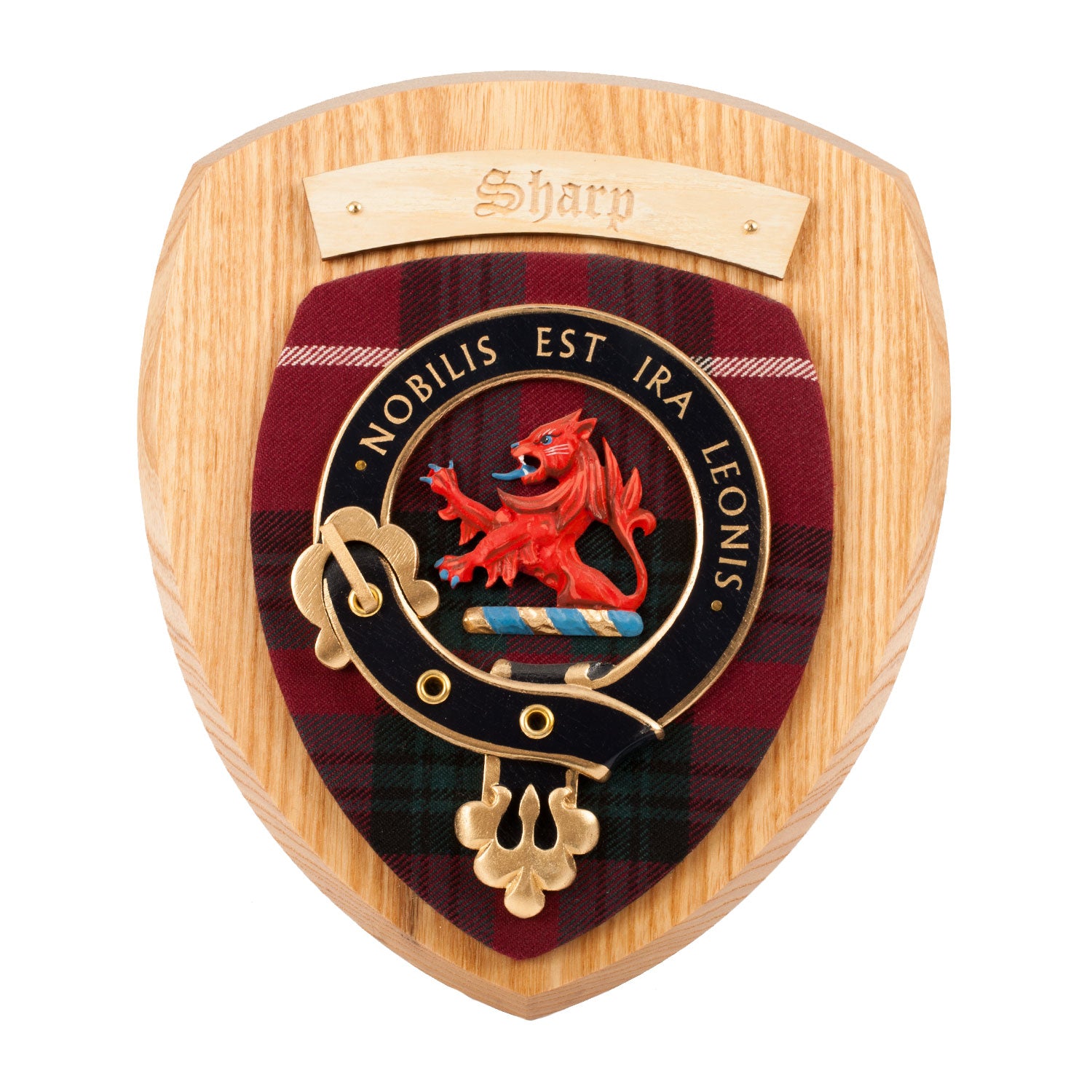 Scottish Clan Wall Plaque | Made in Scotland | Wood frame | Wall hanging Gift - Picture 448 of 517