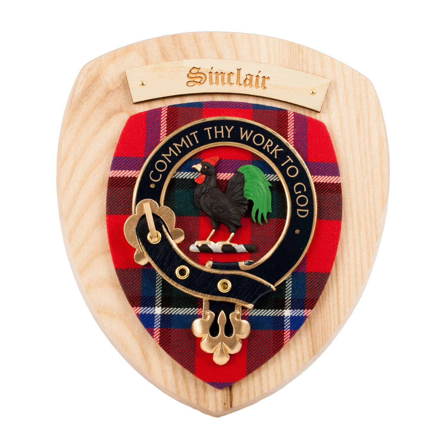 Scottish Clan Wall Plaque | Made in Scotland | Wood frame | Wall hanging Gift - Picture 454 of 517