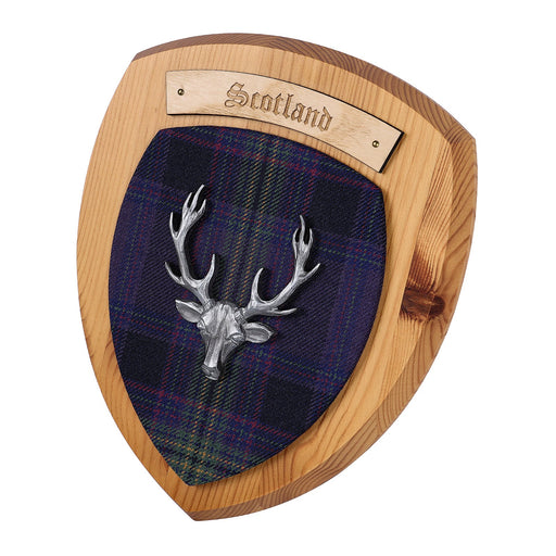 Clan Wall Plaque Stags Head - Heritage Of Scotland - STAGS HEAD
