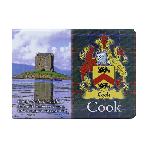 Clan/Family Scenic Magnet Cook S - Heritage Of Scotland - COOK S