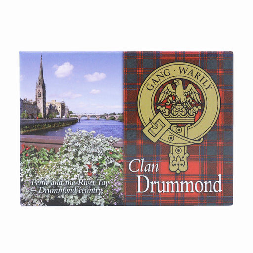 Clan/Family Scenic Magnet Drummond - Heritage Of Scotland - DRUMMOND