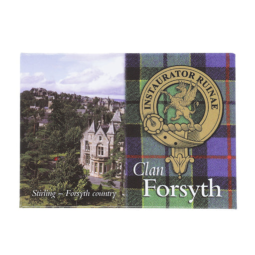 Clan/Family Scenic Magnet Forsyth - Heritage Of Scotland - FORSYTH