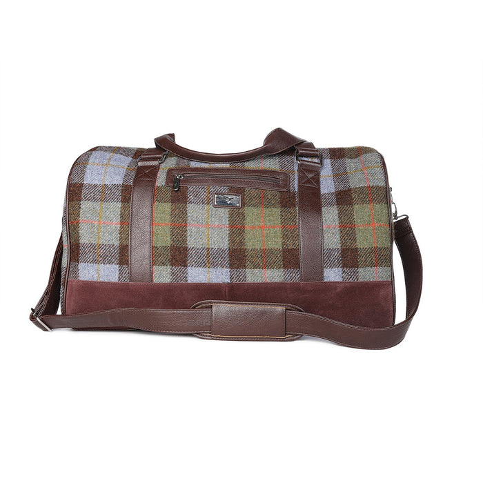 Clyde Harris Tweed Weekend Bag Macleod Tartan - Heritage Of Scotland - MacLeod Tartan