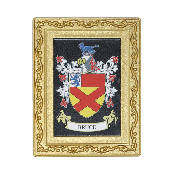 Coat Of Arms Fridge Magnet Bruce - Heritage Of Scotland - BRUCE