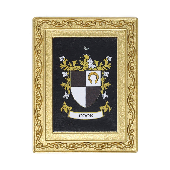 Coat Of Arms Fridge Magnet Cook - Heritage Of Scotland - COOK