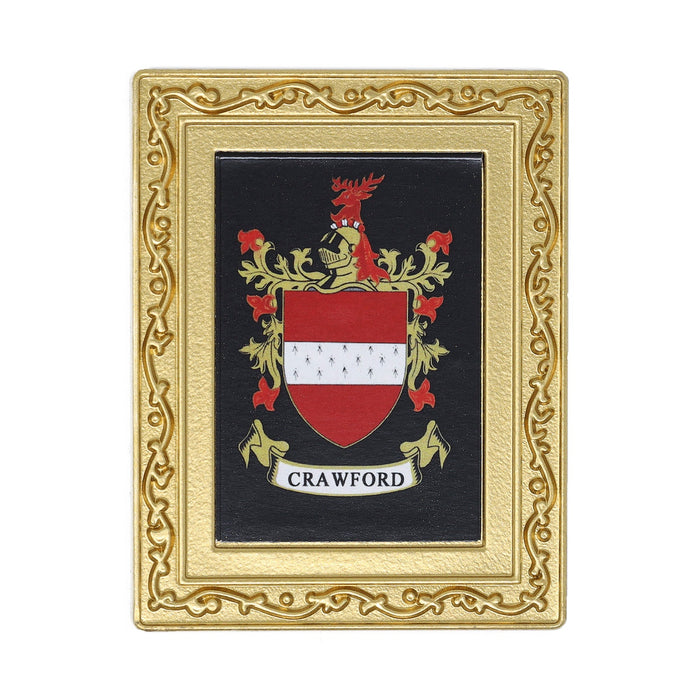 Coat Of Arms Fridge Magnet Crawford - Heritage Of Scotland - CRAWFORD