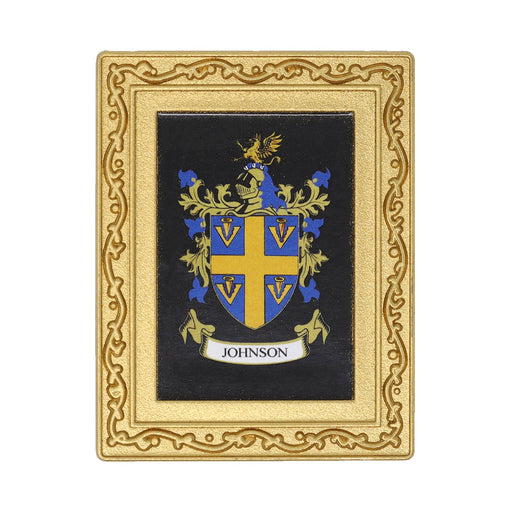 Coat Of Arms Fridge Magnet Johnson - Heritage Of Scotland - JOHNSON