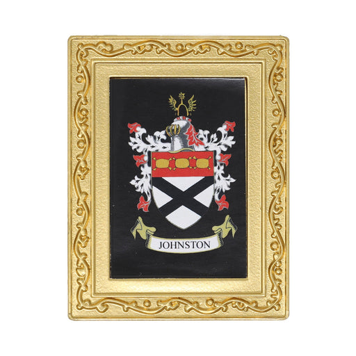 Coat Of Arms Fridge Magnet Johnston - Heritage Of Scotland - JOHNSTON