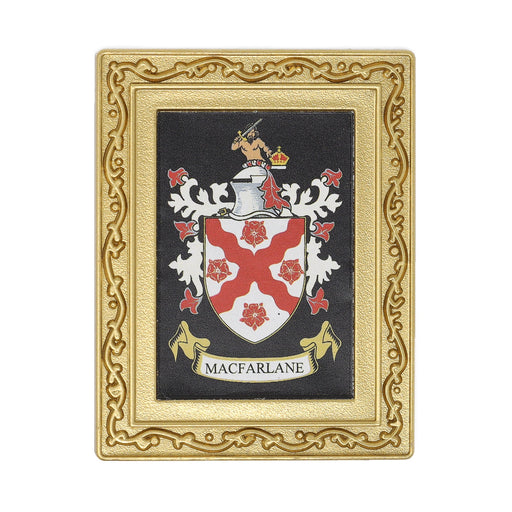 Coat Of Arms Fridge Magnet Macfarlane - Heritage Of Scotland - MACFARLANE