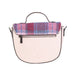 Cobble Satchel Pink Blue Tartan - Heritage Of Scotland - PINK BLUE TARTAN