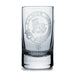 Collins Crystal Clan Shot Glass Bruce - Heritage Of Scotland - BRUCE