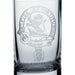 Collins Crystal Clan Shot Glass Farquharson - Heritage Of Scotland - FARQUHARSON