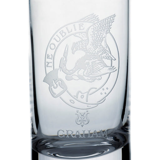 Collins Crystal Clan Shot Glass Graham - Heritage Of Scotland - GRAHAM