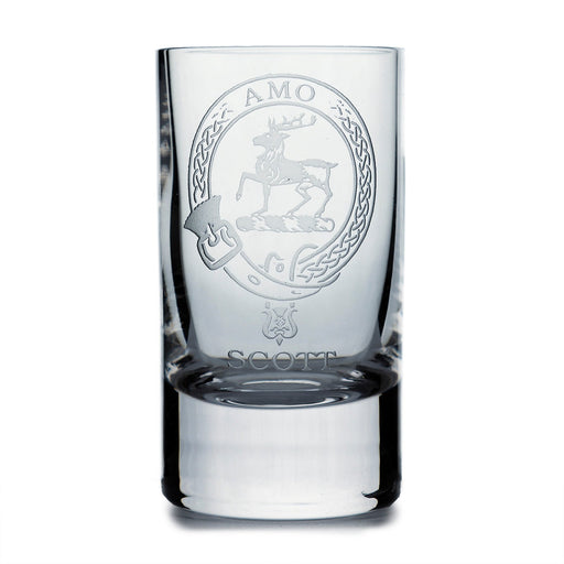 Collins Crystal Clan Shot Glass Scott - Heritage Of Scotland - SCOTT