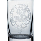 Collins Crystal Clan Shot Glass Stewart - Heritage Of Scotland - STEWART