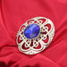 Culloden Plaid Brooch Blue - Heritage Of Scotland - BLUE