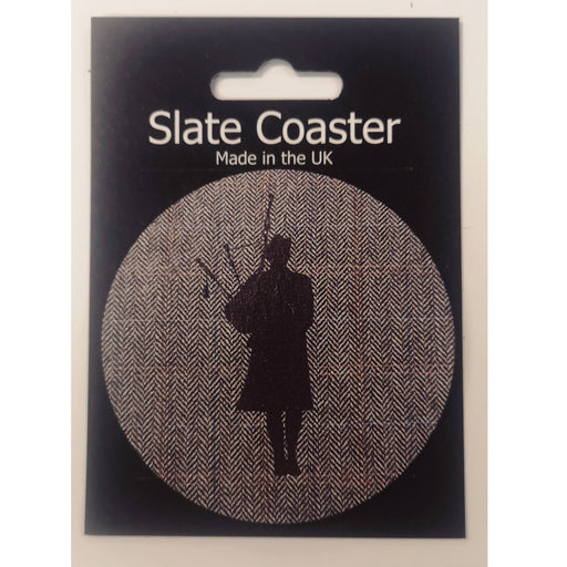 (D) Slate Bagpipe Coaster - Heritage Of Scotland - NA