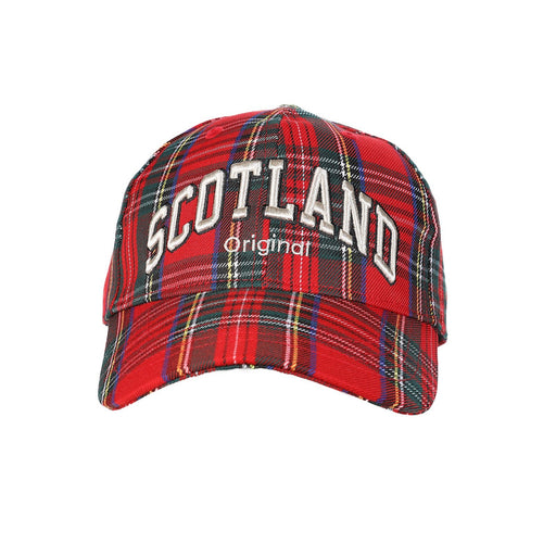 Dorian Kids Cap - Heritage Of Scotland - RED GREY TARTAN AND LACE