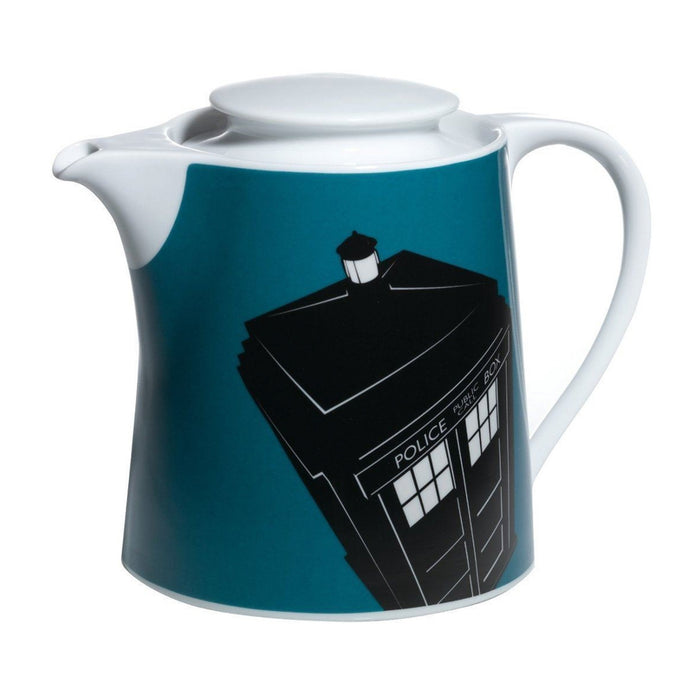 Dw Teal Tardis Teapot - Heritage Of Scotland - NA