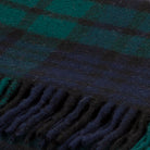 Edinburgh 100% Cashmere Wide Scarf Black Watch - Heritage Of Scotland - BLACK WATCH