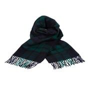Edinburgh 100% Cashmere Wide Scarf Black Watch - Heritage Of Scotland - BLACK WATCH