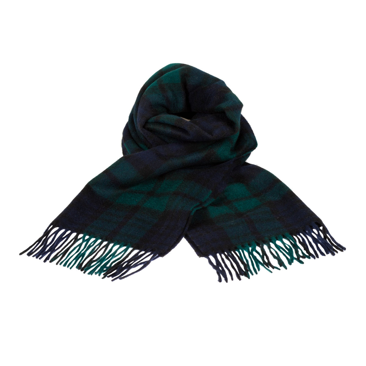 Black watch sales tartan cashmere scarf