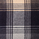 Edinburgh 100% Cashmere Wide Scarf Broken Check - Navy/Camel - Heritage Of Scotland - BROKEN CHECK - NAVY/CAMEL