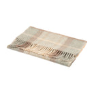 Edinburgh 100% Cashmere Wide Scarf Mackellar Natural - Heritage Of Scotland - MACKELLAR NATURAL