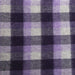 Edinburgh 100% Lambswool Scarf Big Check 27570 Purple/Oyster - Heritage Of Scotland - BIG CHECK 27570 PURPLE/OYSTER