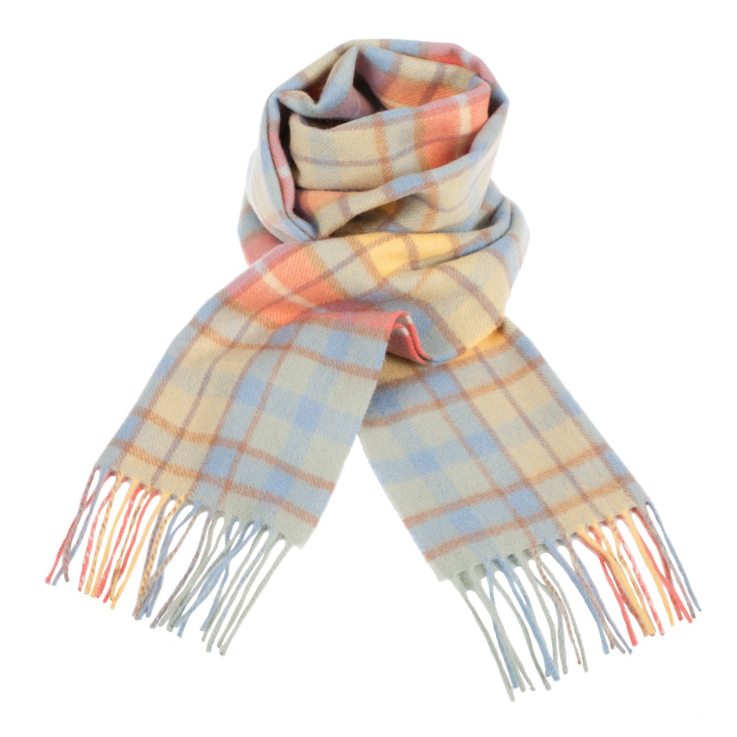 Edinburgh 100% Lambswool Scarf Buchanan Ancient - Heritage Of Scotland - BUCHANAN ANCIENT