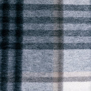 Edinburgh 100% Lambswool Scarf Chequer Grey Light Yellow (24529) - Heritage Of Scotland - CHEQUER GREY LIGHT YELLOW (24529)
