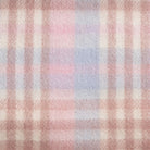 Edinburgh 100% Lambswool Scarf Cluster Gingham 27622 Lilac/Pink/White - Heritage Of Scotland - CLUSTER GINGHAM 27622 LILAC/PINK/WHITE