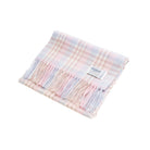 Edinburgh 100% Lambswool Scarf Cluster Gingham 27622 Lilac/Pink/White - Heritage Of Scotland - CLUSTER GINGHAM 27622 LILAC/PINK/WHITE