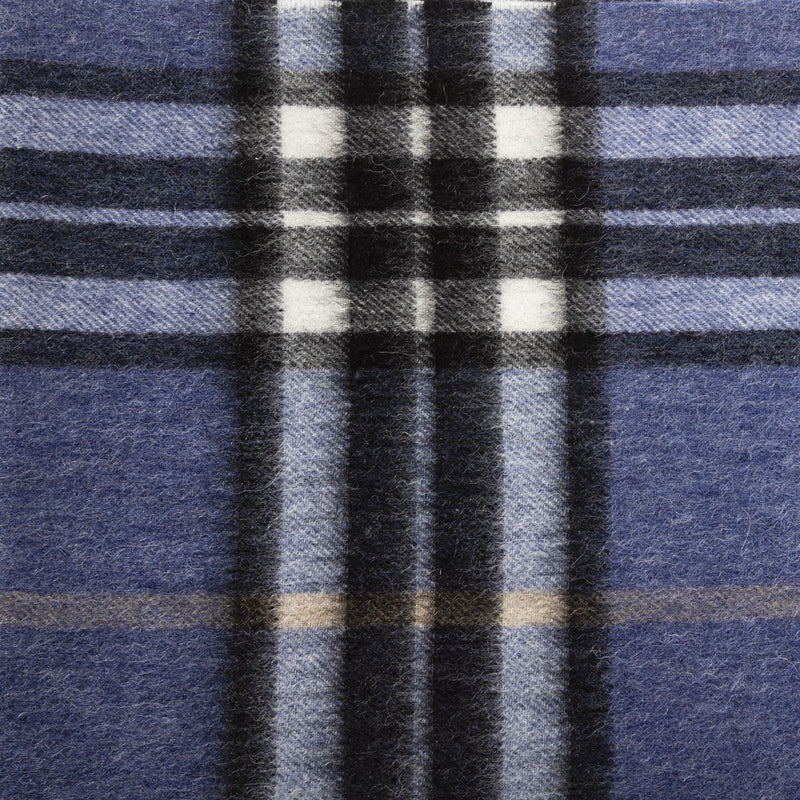Edinburgh 100% Lambswool Scarf Enlarged Off Ctr Scotty Thom Denim - Heritage Of Scotland - ENLARGED OFF CTR SCOTTY THOM DENIM