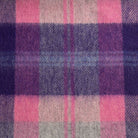 Edinburgh 100% Lambswool Tartan Scarf Baird Check Fuschia - Heritage Of Scotland - BAIRD CHECK FUSCHIA