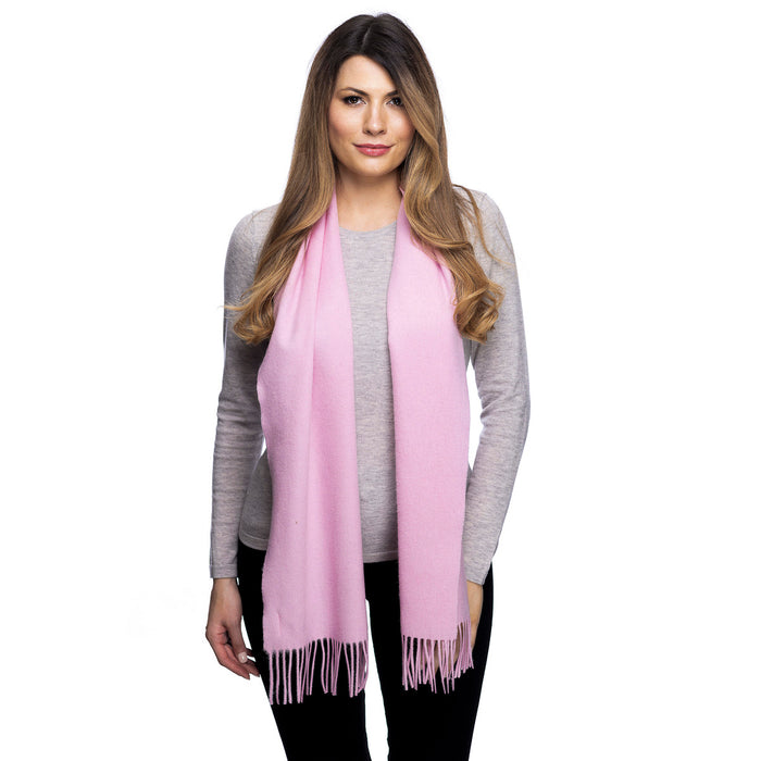 Edinburgh 100% Lambswool Tartan Scarf Cinderella Pink - Heritage Of Scotland - CINDERELLA PINK