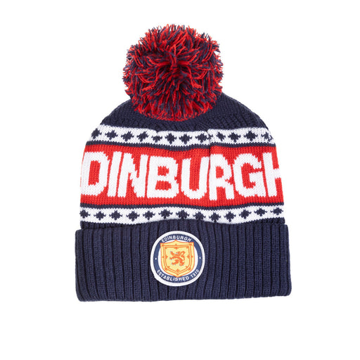 Edinburgh Bobble Hat - Heritage Of Scotland - NAVY