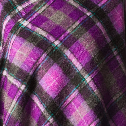 Edinburgh Cashmere Cape Bruce/Purple Grey - Heritage Of Scotland - BRUCE/PURPLE GREY