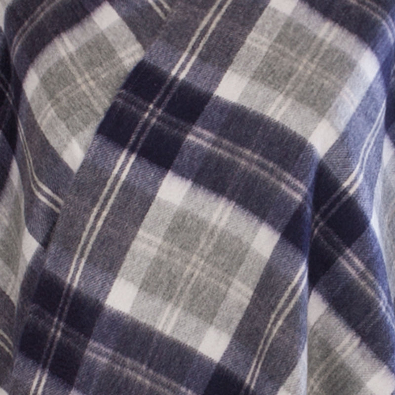 Edinburgh Cashmere Mini Cape Bannockbane Silver - Heritage Of Scotland - BANNOCKBANE SILVER