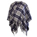 Edinburgh Cashmere Mini Cape Bannockbane Silver - Heritage Of Scotland - BANNOCKBANE SILVER