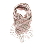 Edinburgh Cashmere Mini Scarf Thomson Pale Pink - Heritage Of Scotland - THOMSON PALE PINK