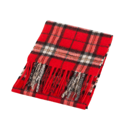 Edinburgh Cashmere Mini Scarf Thomson Red - Heritage Of Scotland - THOMSON RED