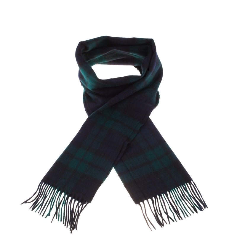 Edinburgh Cashmere Scarf Black Watch - Heritage Of Scotland - BLACK WATCH
